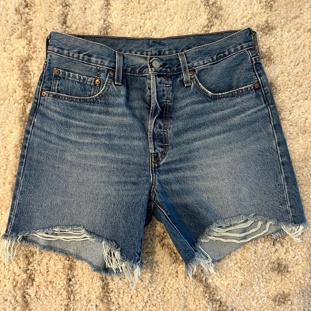 Levi's Blue Jean Shorts for Women